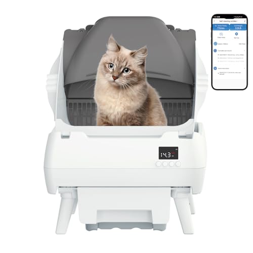 Lohhuby Lohhuby Automatic Cat Litter Box Self Cleaning - App Control, — Our recommended pick for most buyers