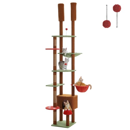 PEQULTI PEQULTI Floor to Ceiling Cat Tree Tower, Height Adjustable 230 — Key specifications at a glance