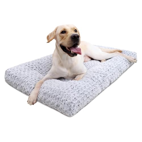 KSIIA KSIIA Washable Dog Bed Medium Size Dog Crate Bed Plush Pet Mat 3 — Build quality and design details up close