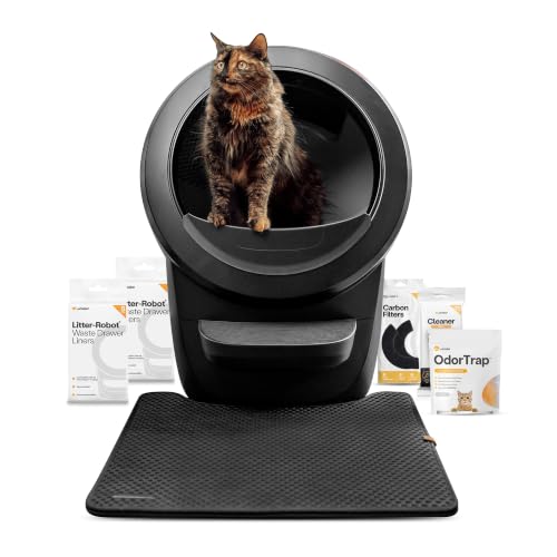 Whisker Litter-Robot 4 Supply & Accessory Bundle by Whisker, Black - A — Build quality and design details up close