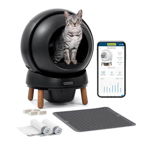 PetSafe PetSafe ScoopFree SmartSpin Self-Cleaning Litter Box Bundle, B — Build quality and design details up close