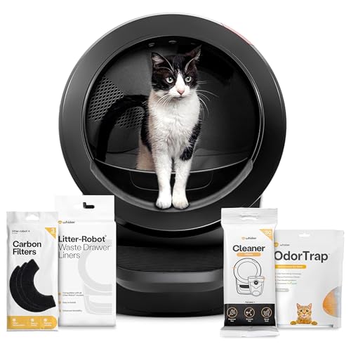 Whisker Litter-Robot 4 Supply Bundle by Whisker, Black - Automatic — Key features at a glance