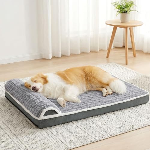 Jolifield Jolifield Orthopedic Large Dog Bed Pillow Pet Sofa Bed 36''X — Design and materials in detail