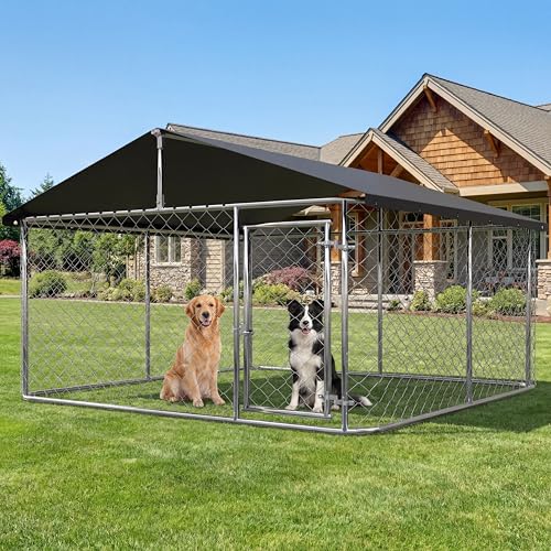 ATTAV ATTAV Large Outdoor Dog Enclosure,Heavy Duty Dog Kennel with Roo — Our recommended pick for most buyers