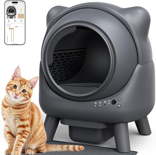 Automatic Litter Box, FEELNEEDY Self Cleaning Litter Box, Odor Control — Our recommended pick for most buyers