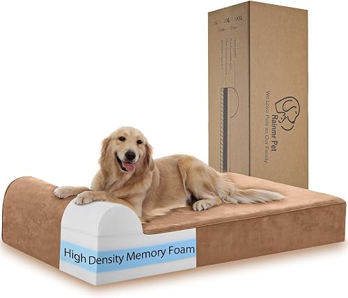 Rainmr Orthopedic Dog Beds for Large Dogs, 7