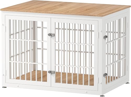 rehomerance 42 Inch Heavy Duty Dog Crate Furniture for Large and Mediu — Our recommended configuration for best results
