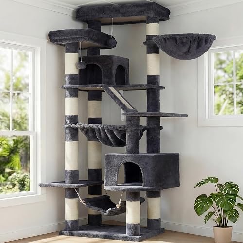 Heybly Cat Tree, 71-Inch-Tall Tower for Indoor Cats with 2 Perches, 2 — Side-by-side comparison of top picks in this category