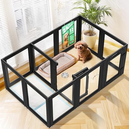 FXW AuraSpace Acrylic Indoor Dog Playpen for Puppies and Small Dogs, 2 — Real-world performance testing in action