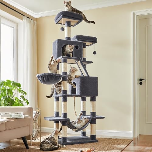 Feandrea Cat Tree, 81.1-Inch Large Cat Tower, Multi-Level Plush Condo — Final verdict and top picks lineup
