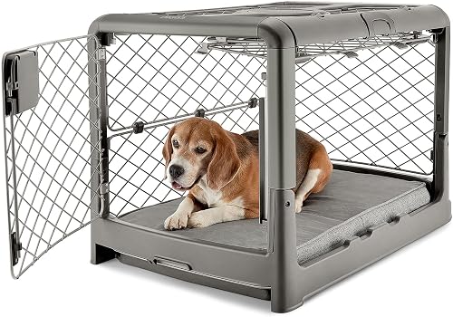 DIGGS Revol Collapsible Dog Crate with Wheels - Premium Portable Dog C — Build quality and design details up close