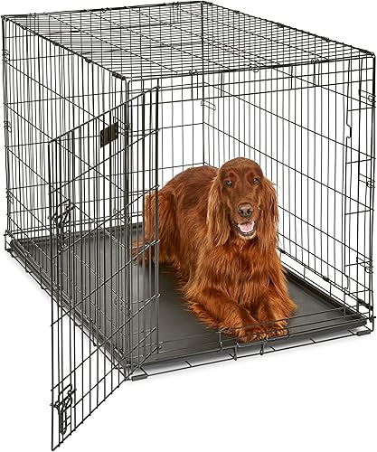 MidWest Homes for Pets 42-Inch iCrate for Large Breeds, 71-90 lbs, Sin — Build quality and design details up close